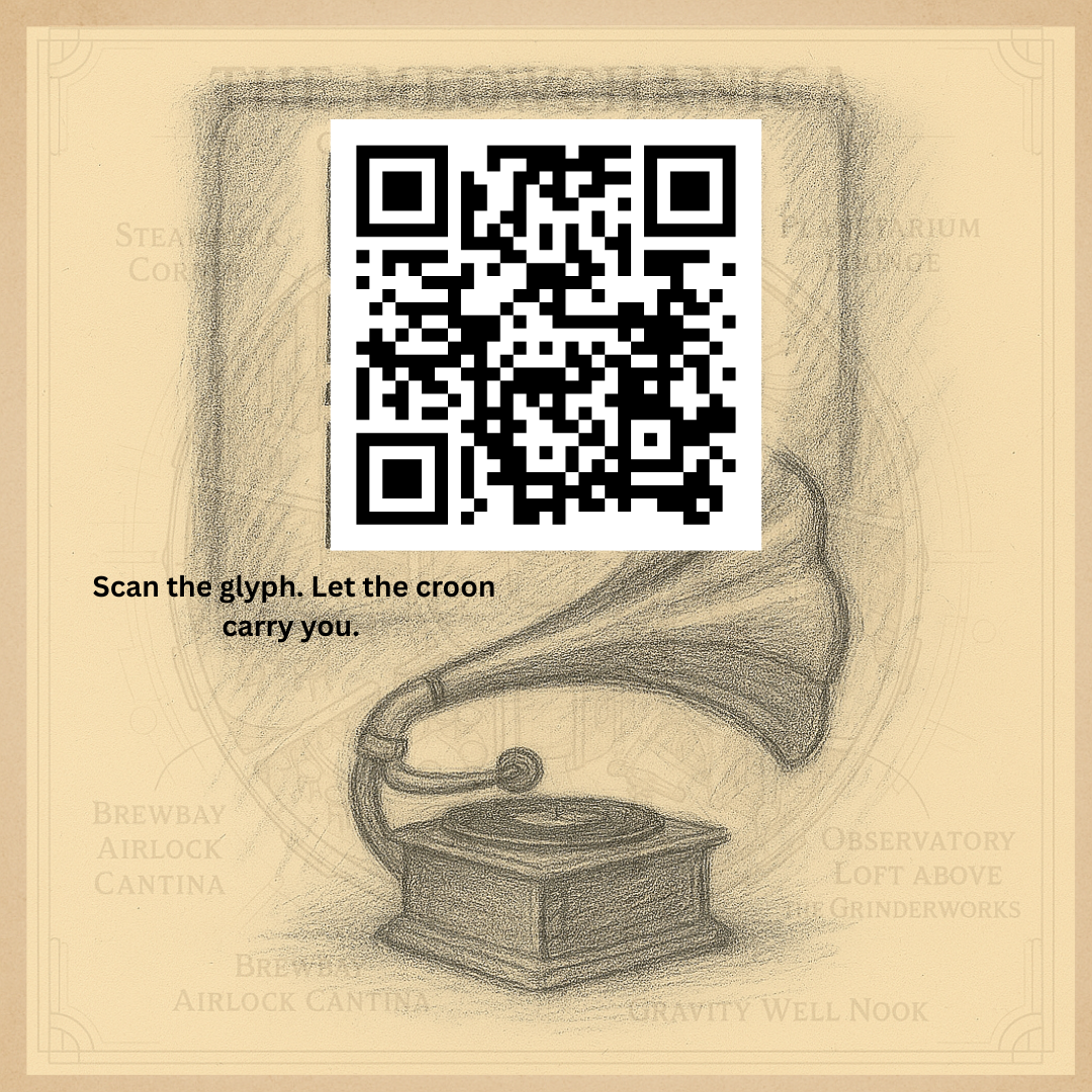 Gramophone Crooning QR